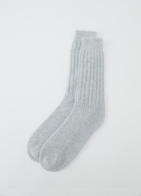 Cashmere Cosy Ribbed Socks