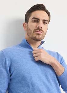 Men's Knightsbridge Quarter Zip (Cashtouch)
