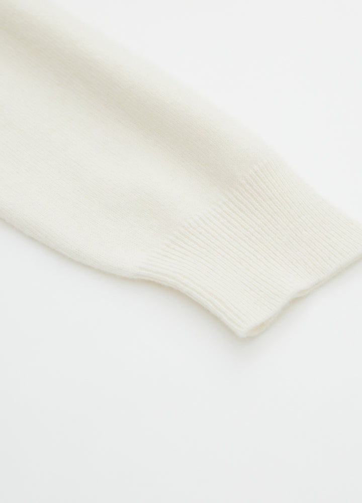 Cashmere Cable-Yoke Striped Jumper