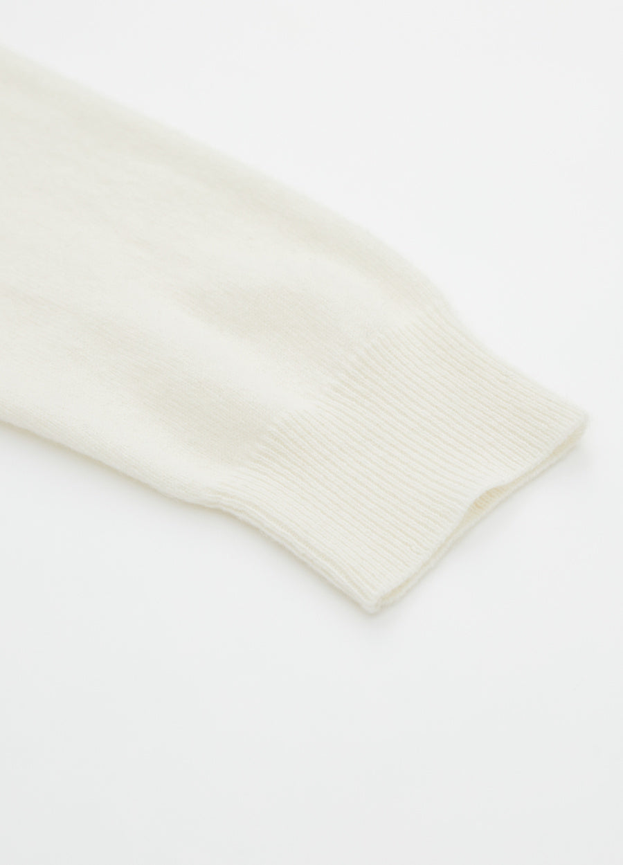 Cashmere Cable-Yoke Striped Jumper