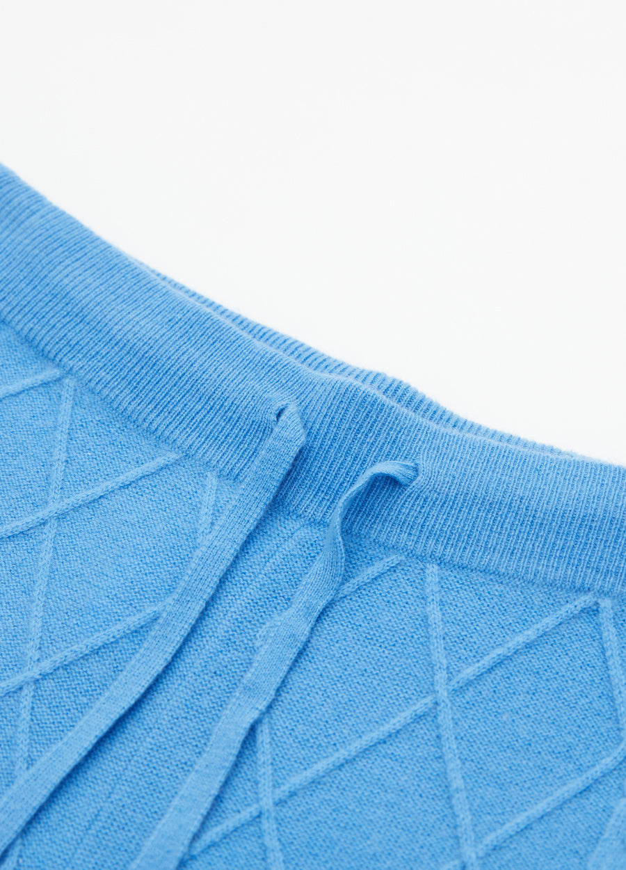 Cashmere Diamond Cable Trousers