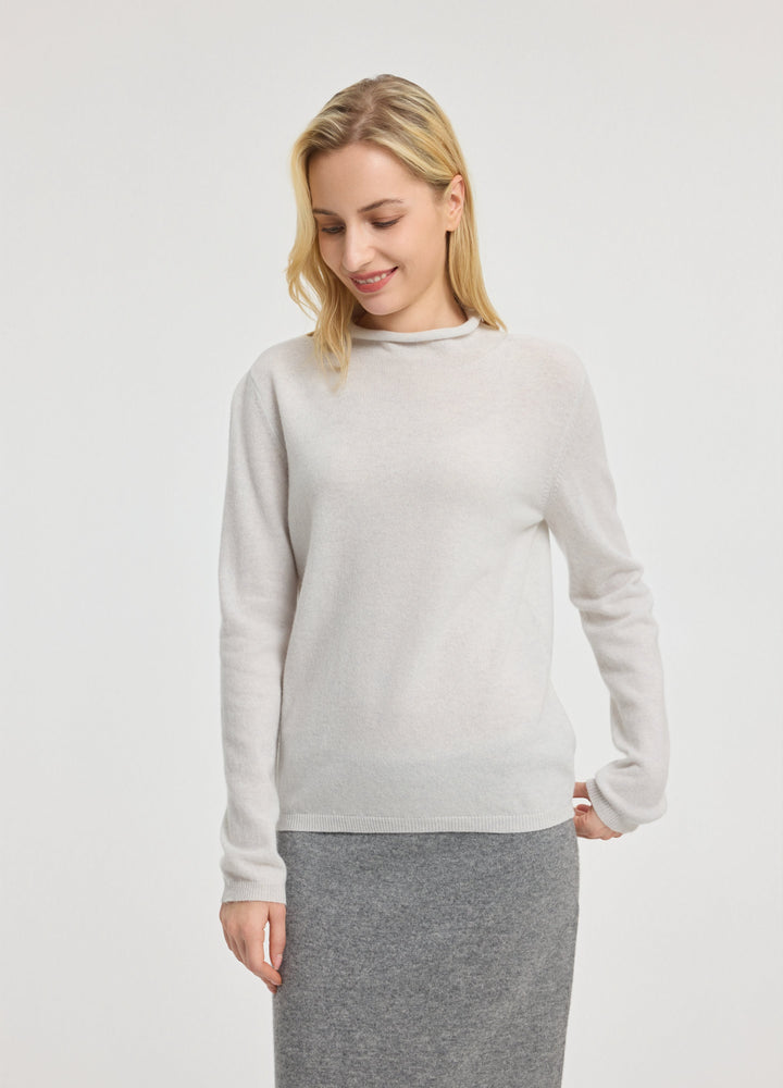 Cashmere Dulwich Funnel-Neck Jumper