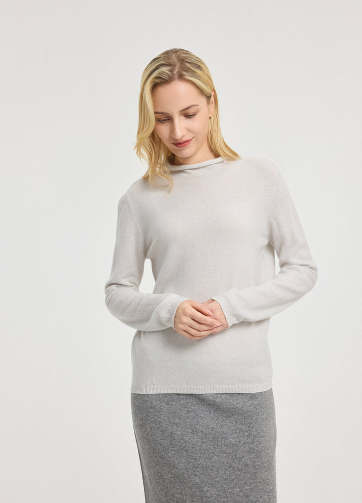 Cashmere Dulwich Funnel-Neck Jumper