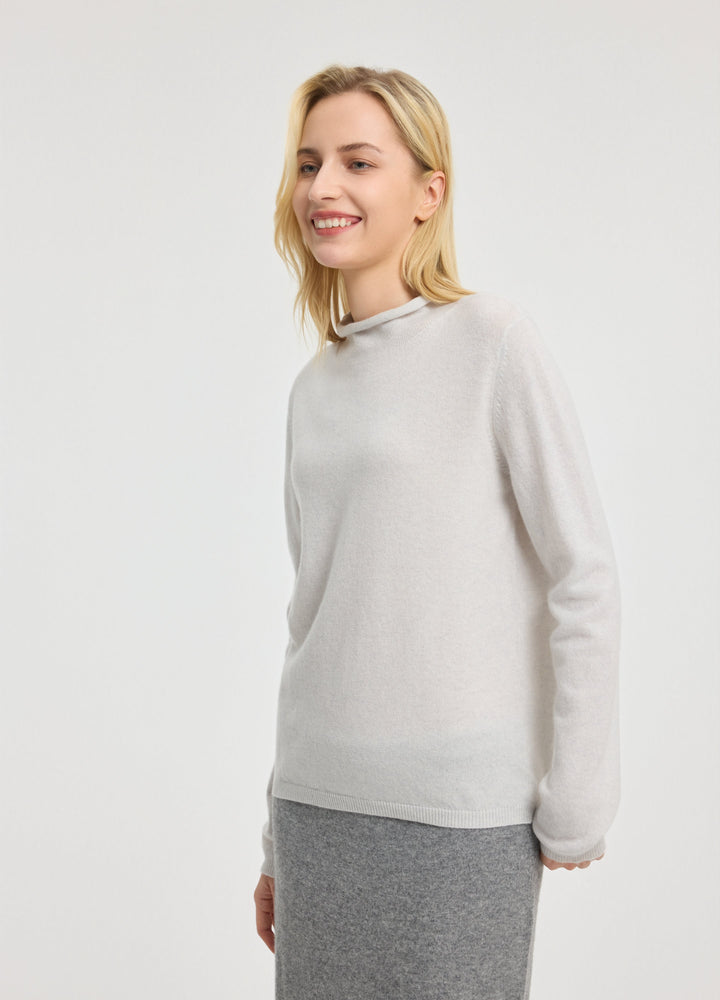 Cashmere Dulwich Funnel-Neck Jumper