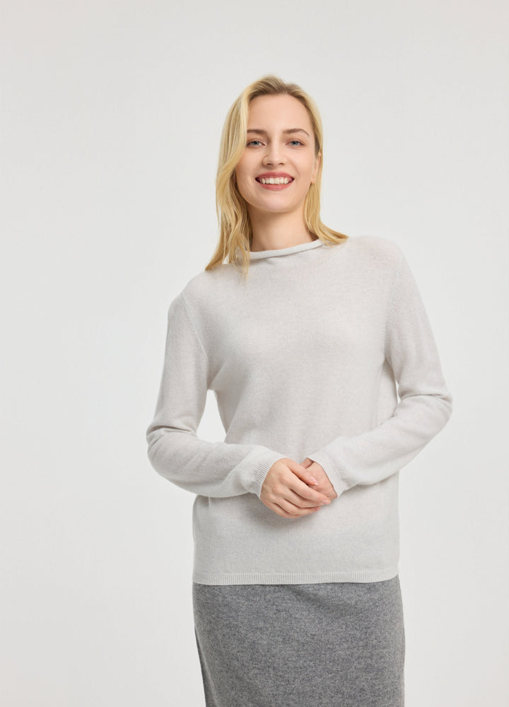 Cashmere Dulwich Funnel-Neck Jumper