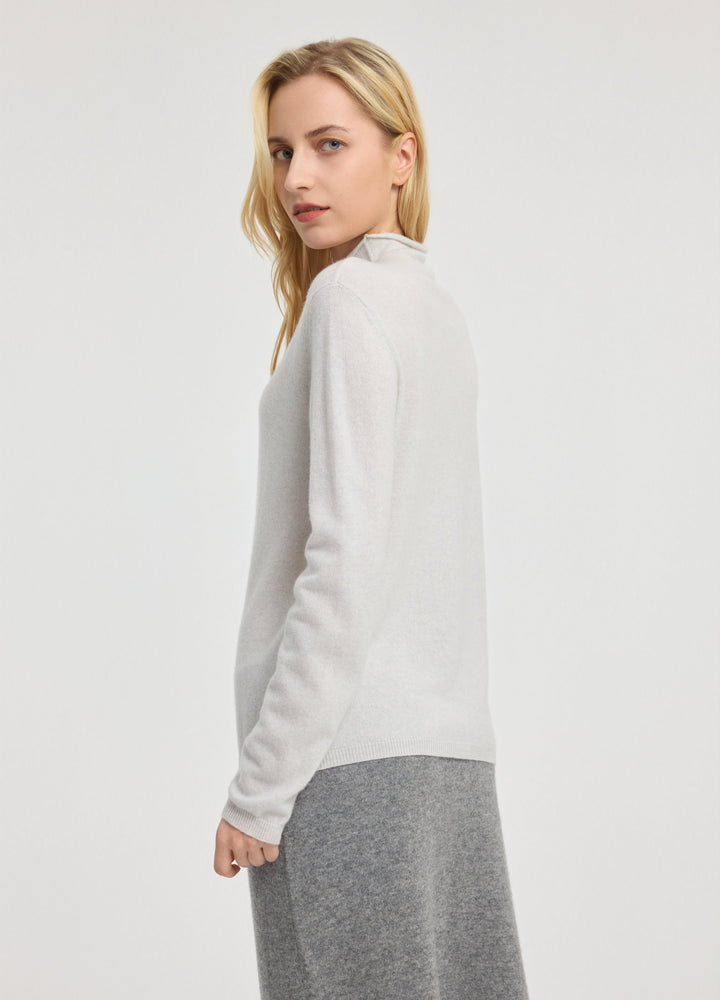 Cashmere Dulwich Funnel-Neck Jumper