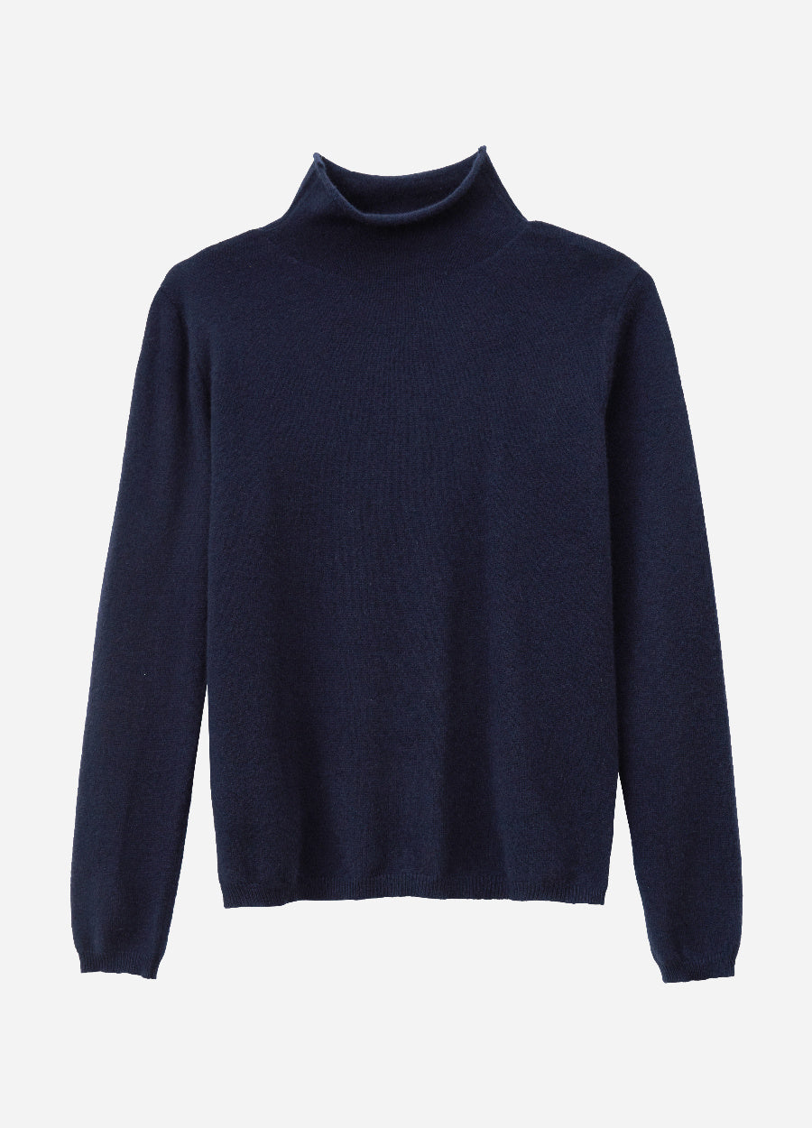 Cashmere Dulwich Funnel-Neck Jumper