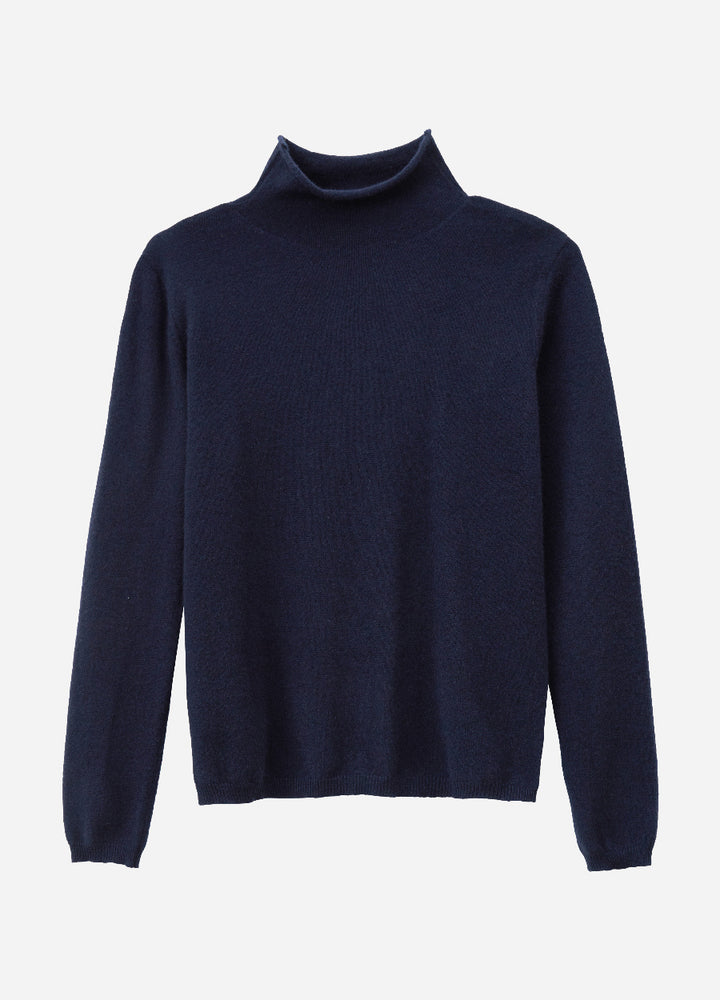 Cashmere Dulwich Funnel-Neck Jumper