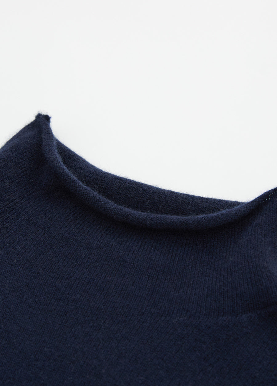 Cashmere Dulwich Funnel-Neck Jumper