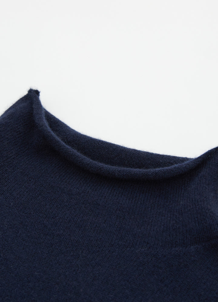 Cashmere Dulwich Funnel-Neck Jumper