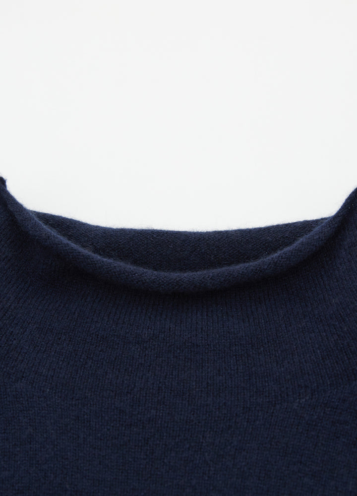 Cashmere Dulwich Funnel-Neck Jumper