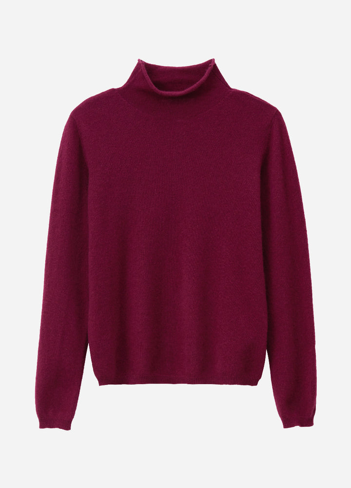 Cashmere Dulwich Funnel-Neck Jumper