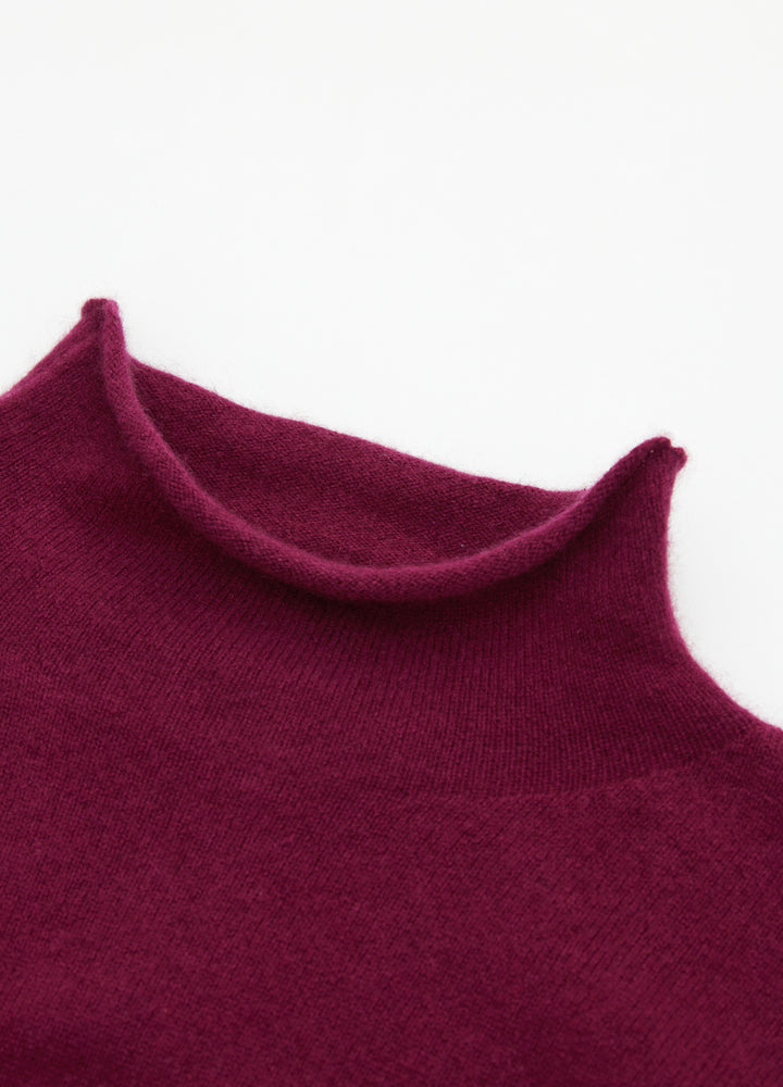 Cashmere Dulwich Funnel-Neck Jumper