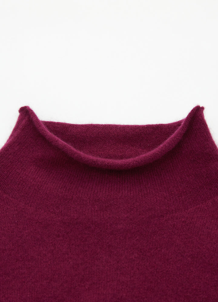 Cashmere Dulwich Funnel-Neck Jumper