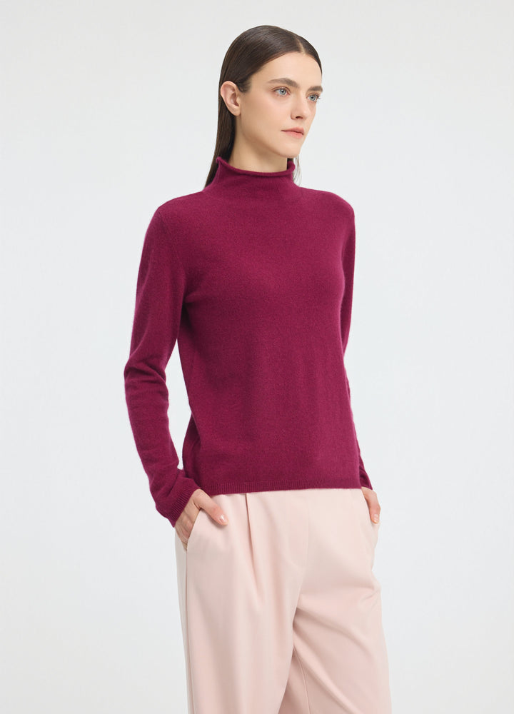 Cashmere Dulwich Funnel-Neck Jumper