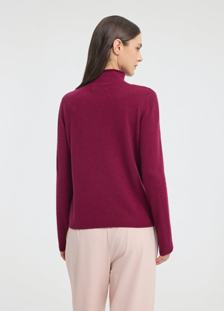 Cashmere Dulwich Funnel-Neck Jumper