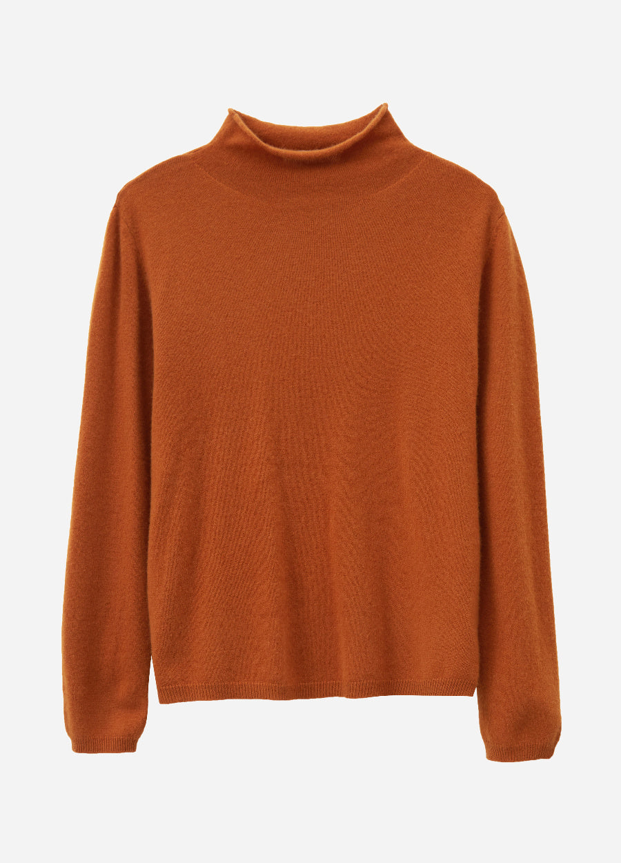Cashmere Dulwich Funnel-Neck Jumper