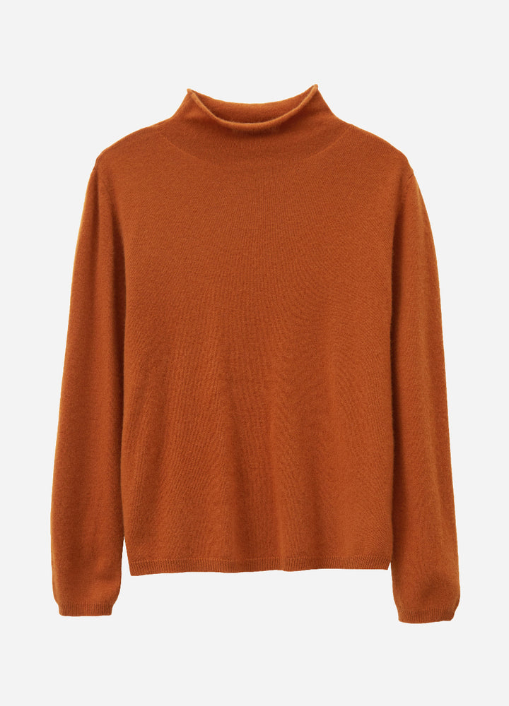 Cashmere Dulwich Funnel-Neck Jumper