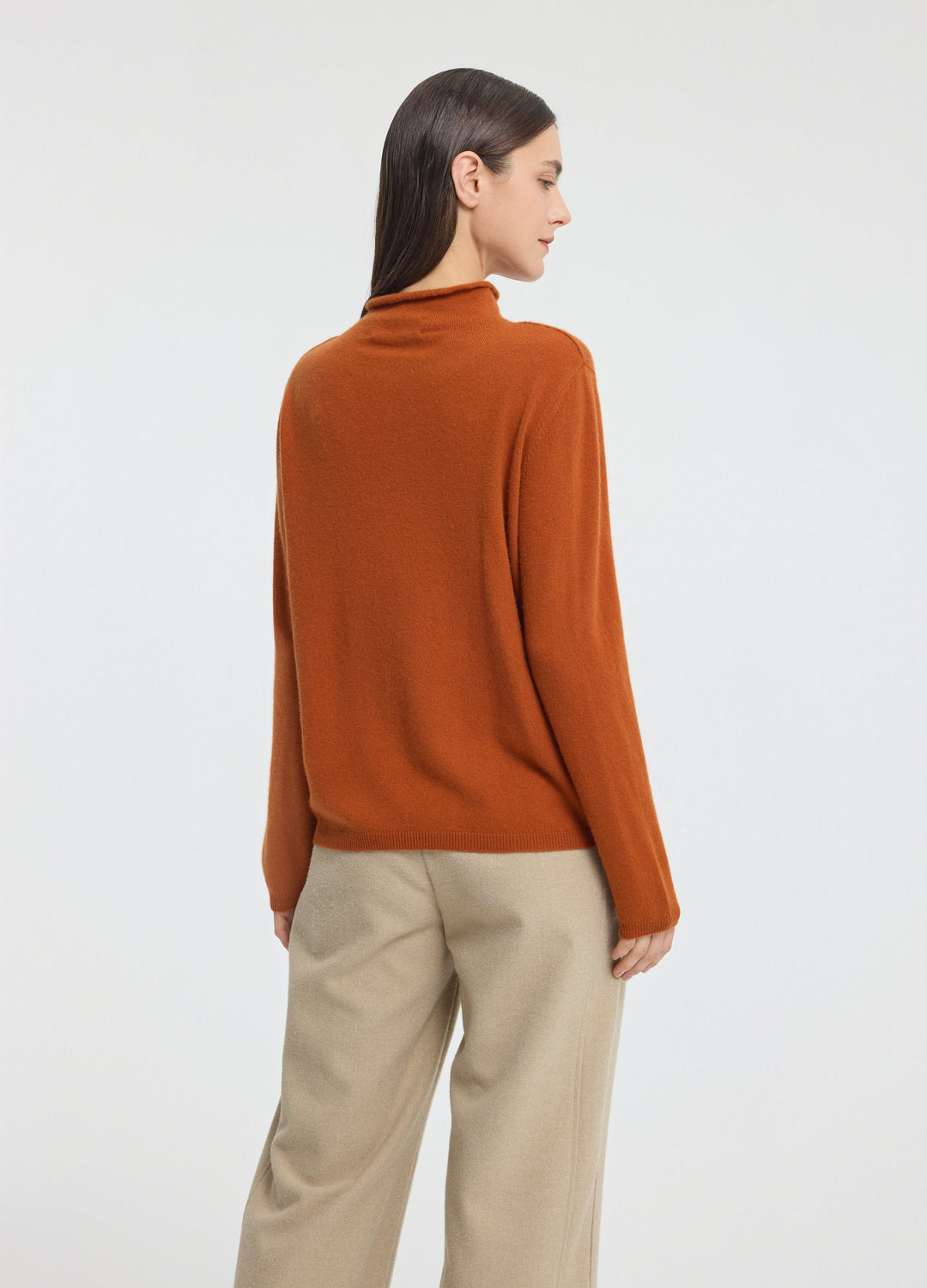 Cashmere Dulwich Funnel-Neck Jumper