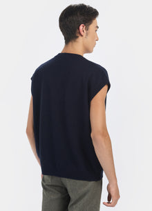 Cashmere Men's V-Neck Vest