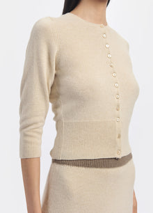 Cashmere Cropped Cardigan