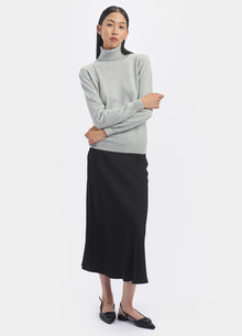 Cashmere Polo-Neck Top