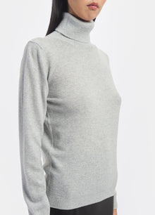 Cashmere Polo-Neck Top