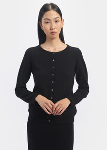 Cashmere Crew Neck Cardigan