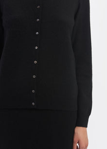 Cashmere Crew Neck Cardigan