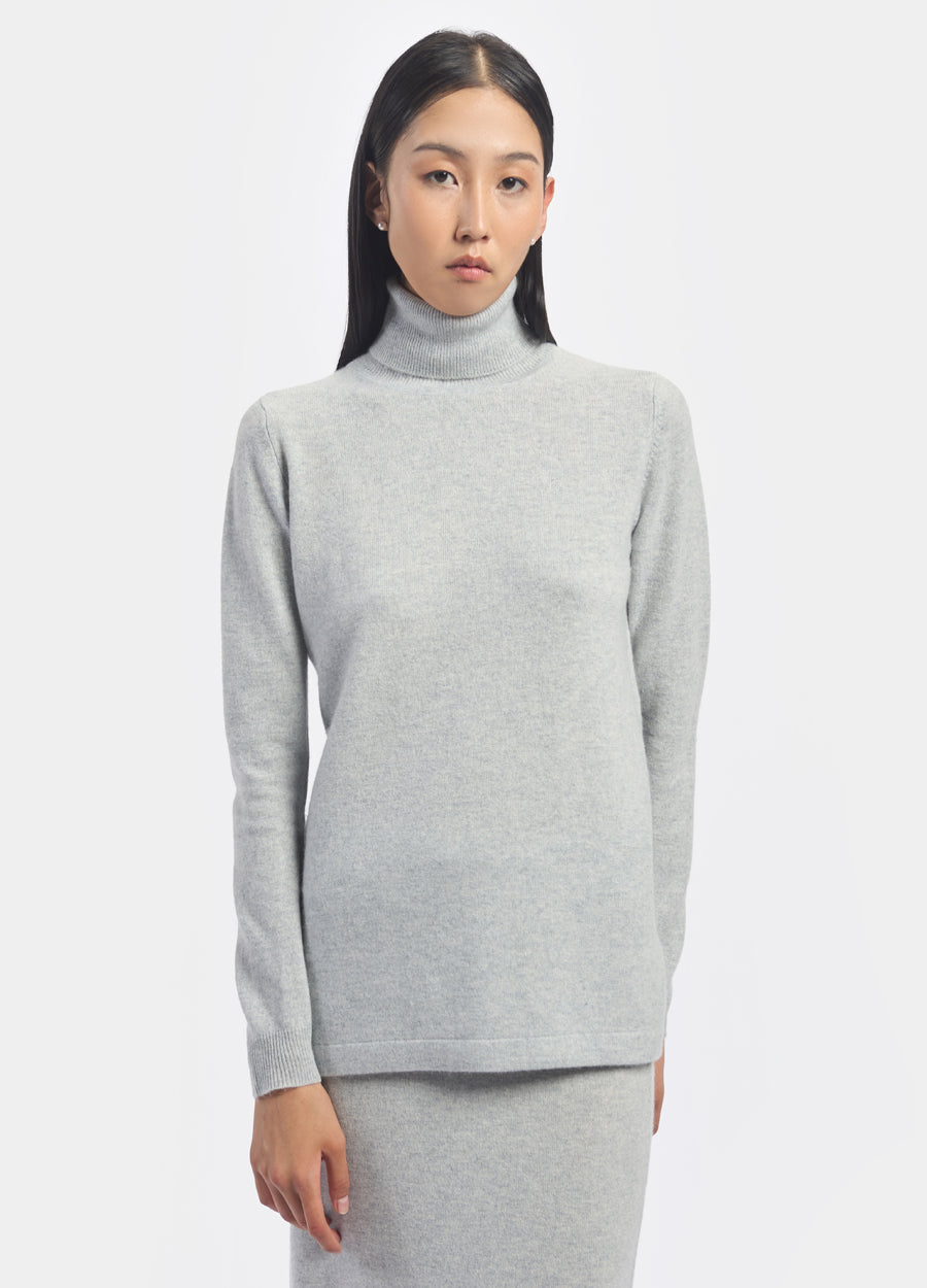 Cashmere Roll Neck Tunic