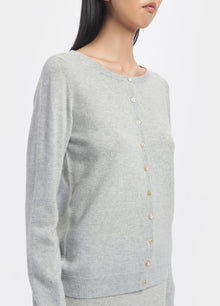 Cashmere Crew Neck Cardigan