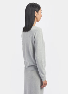 Cashmere Crew Neck Cardigan