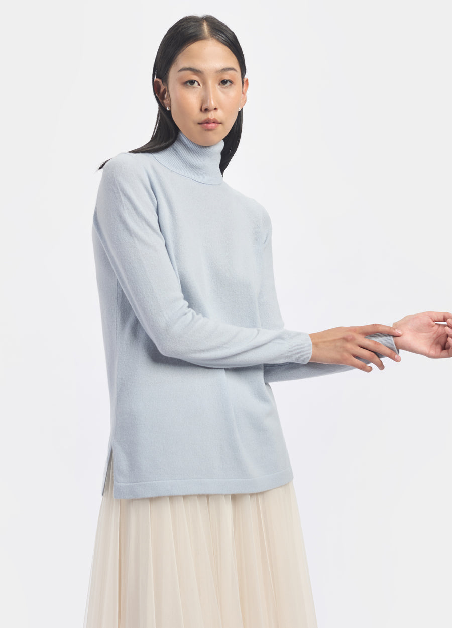 Cashmere Roll Neck Tunic