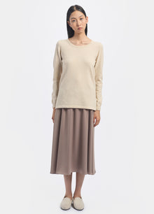 Cashmere Scoop Neck Tunic