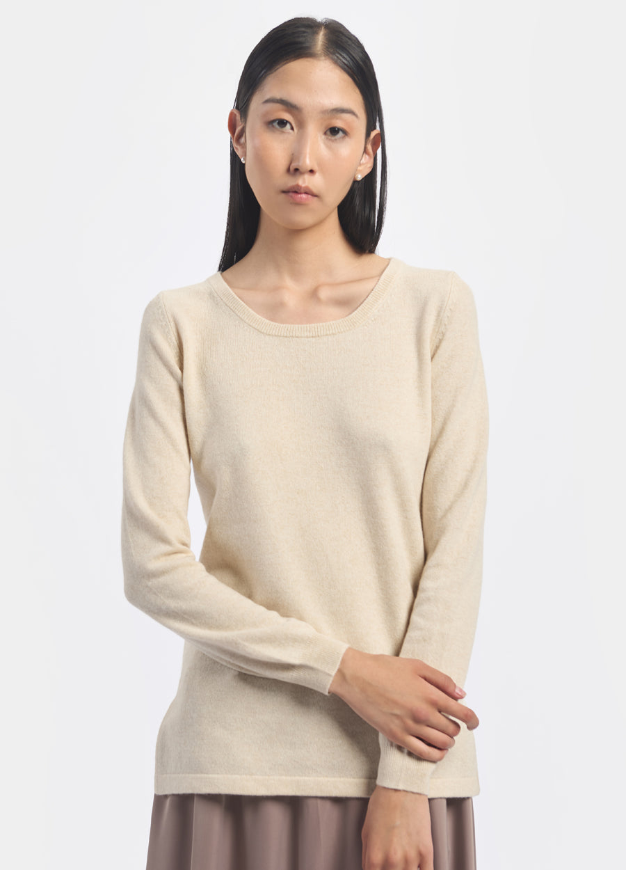 Cashmere Scoop Neck Tunic