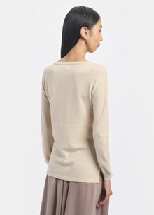 Cashmere Scoop Neck Tunic