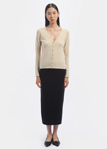 Cashmere V Neck Cardigan