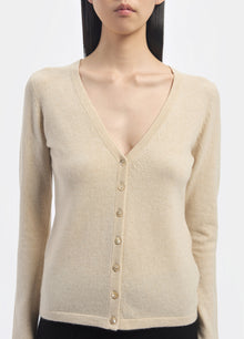 Cashmere V Neck Cardigan