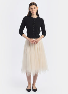 Cashmere Cropped Cardigan