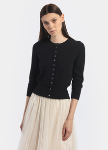 Cashmere Cropped Cardigan