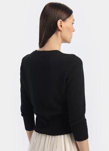 Cashmere Cropped Cardigan