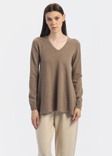 Cashmere V-Neck Tunic