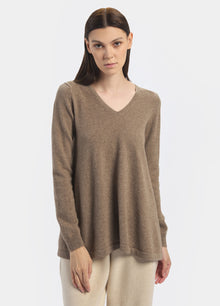 Cashmere V-Neck Tunic