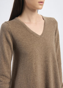 Cashmere V-Neck Tunic
