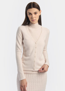 Cashmere V Neck Cardigan