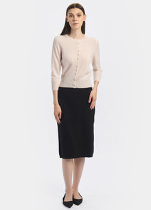 Cashmere Cropped Cardigan