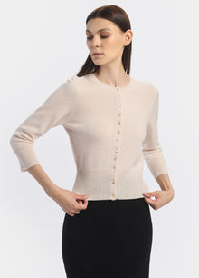 Cashmere Cropped Cardigan