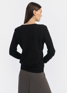 Cashmere V Neck Top