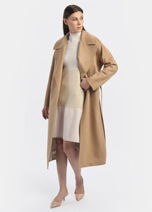 Cashmere Oversized Belted Coat