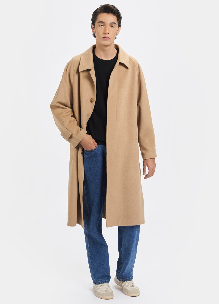 Cashmere Mens Raglan Coat